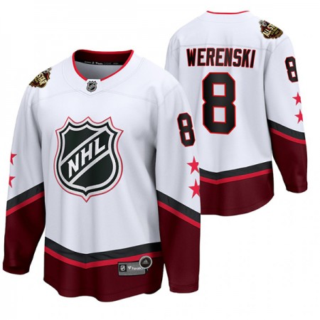Columbus Blue Jackets Dresy Zach Werenski 8 2022 NHL All-Star Bílý Authentic - Pánské